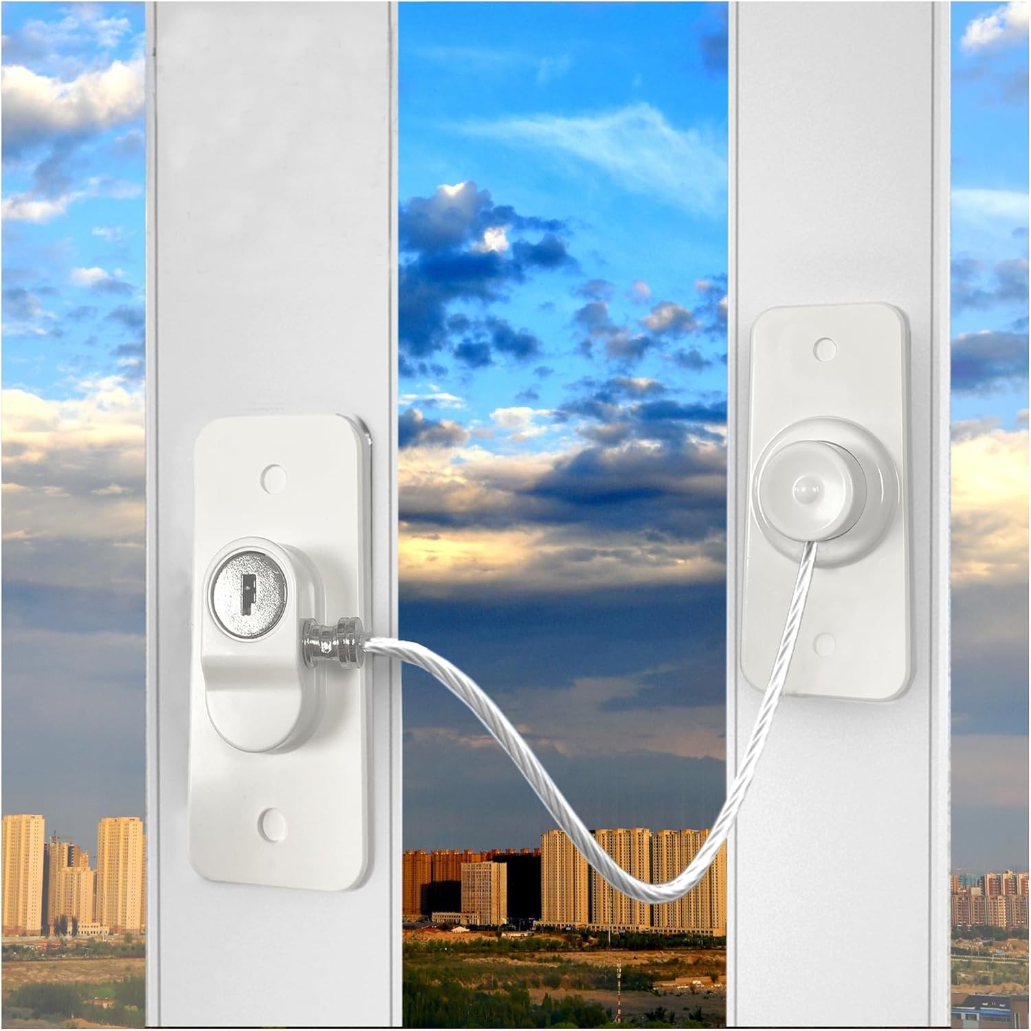 Window Safety Locks for UPVC Windows,2 Packs Window Restrictor Locks for Child