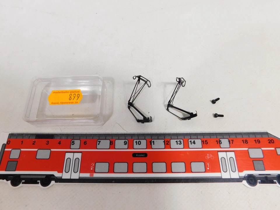 Sommerfeldt H0 Nr. 899 Paar Einholm-Stromabnehmer STA NEUW+OVP #DH599-0,5