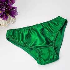 4 Pack lot 100 Silk Middle Waist Women's Panties Briefs Underwear Lingerie