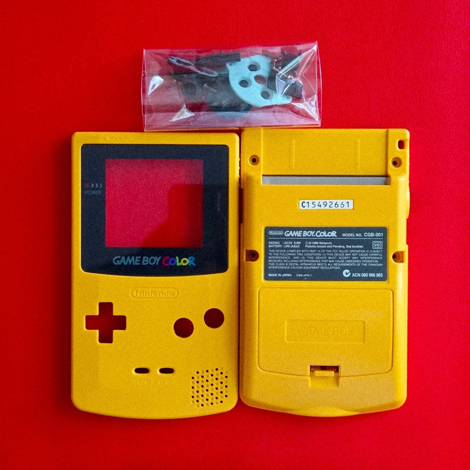 Original Nintendo Game Boy Color Shell AUTHENTIC HOUSING 👾 OEM GBC Body ...
