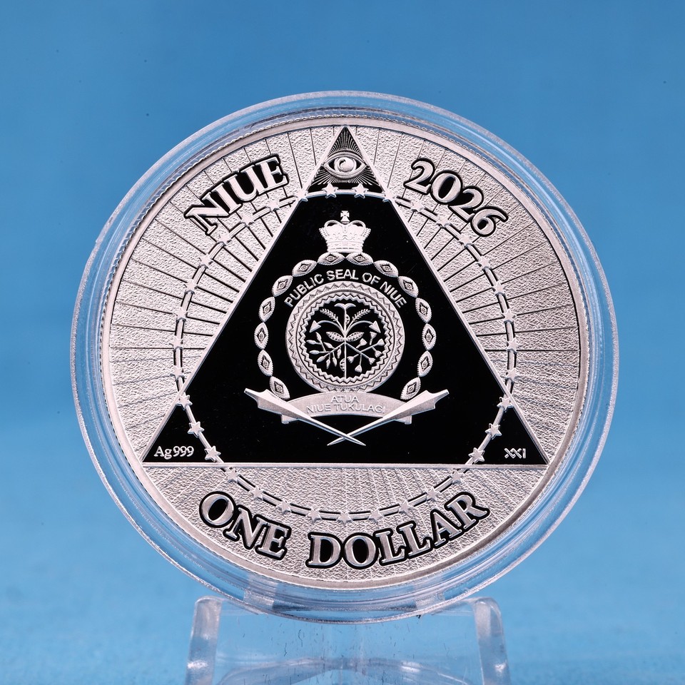 Niue 1 $ 2026 Uncle Sam 1/2 Oz Silber 999 PP Color mit OVP | eBay