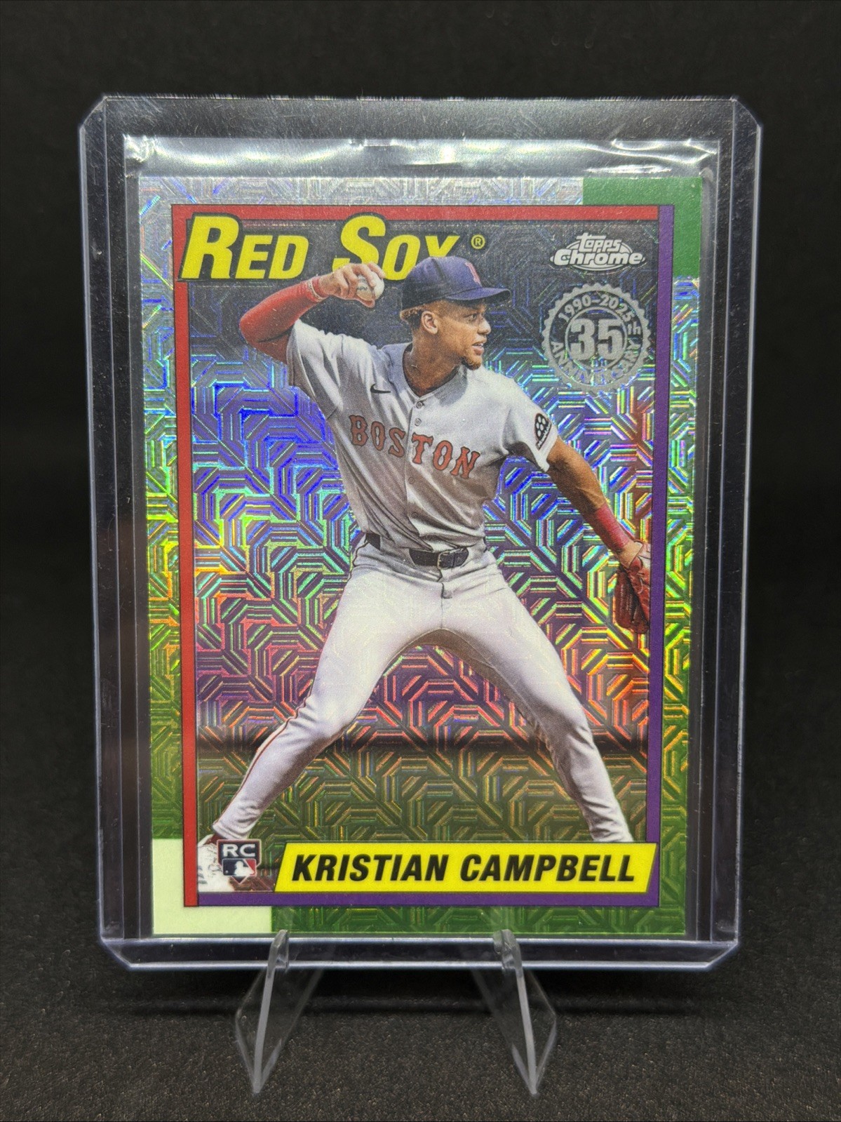 2025 Topps Update Kristian Campbell Silver Pack 1990 Chrome RC Mojo #U90C-47