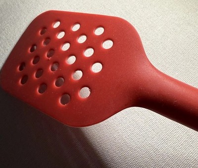 Lot Of 4 Cook With Color Silicone Spatulas Red