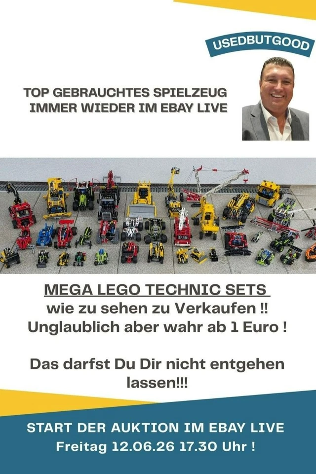 Lego Technic Sammlung EINZELVERKAUF Auswahl LIVE EVENT 12.06.26 17.30Uhr