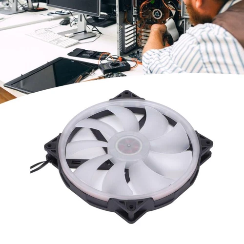 200 mm 4Pin PWM 5V Silencioso PC -Ventilador Bajo Ruido -Refrigeración para Juegos y - Imagen 23 de 24