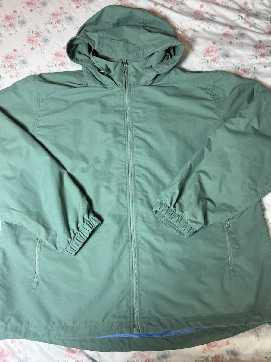 Lands' End Green Windbreaker Coats, Jackets & Vests for Men for