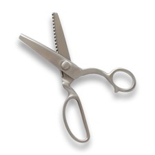 All Stainless Steel Pinking Shears Scissors for Fabric Heavy Duty Serrated Pi...