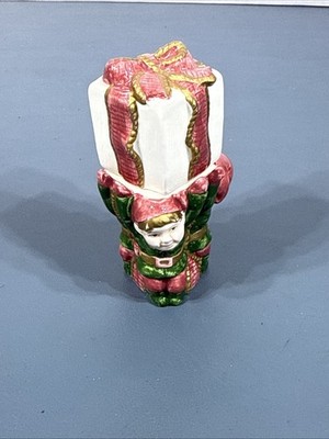 Fitz & Floyd 1992 Christmas Salt & Pepper Shaker Set