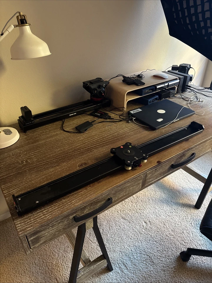 Controle deslizante de câmera Manfrotto MVS100A 100cm (preto) - Imagem 2 de 3