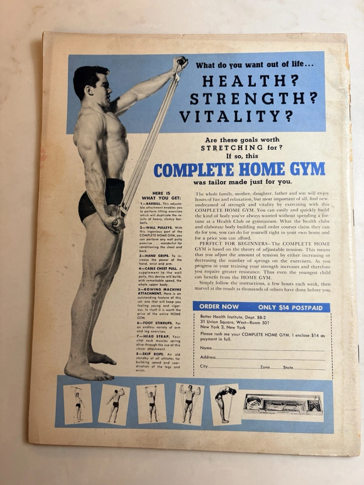 ボクシング イラストマガジン 1959年3月 アーチー ブラウン カバー ラベルなし ヴィンテージ - 画像2/3