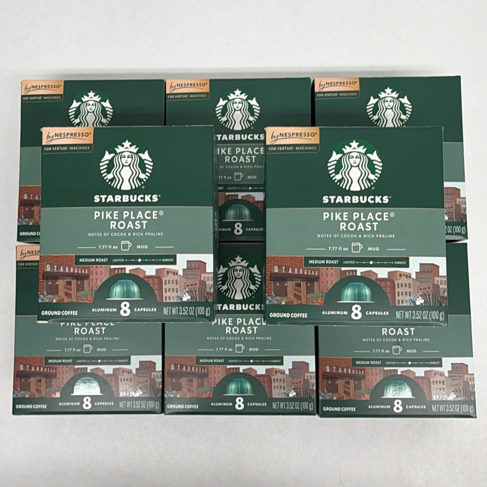 Starbucks For Nespresso Vertuo Coffee Pike Place Roast 64 Capsules BB03-10-2026
