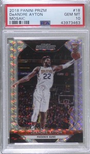 2018-19 Panini Prizm Mosaic DeAndre Ayton #18 PSA 10 GEM MT Rookie RC
