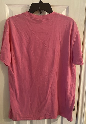 Gildan Women’s Short Sleeve Pink Easter Gnome, Blue Truck T-shirt Size Large - Picture 2 of 4