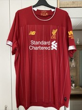Liverpool 2019/2020 Home Football Shirt 2XL Preowned