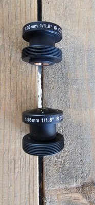 Pair of WF20X Wide Field Microscope Eyepieces - Metal Body 20x Magnification Len