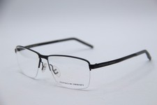 NEW PORSCHE DESIGN P'8318 BLACK GREY AUTHENTIC EYEGLASSES 55-14 140