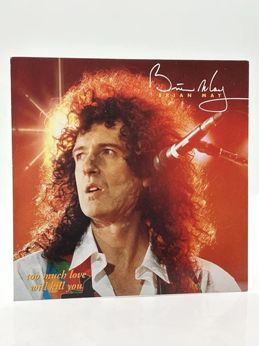 Brian May Too Much Love Uk 7”ps 1992 Unplayed Mint New Queen