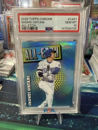 2025 Topps Chrome - All-Etch Shohei Ohtani #CAE-1 PSA 10