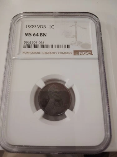 1909 VDB 1C NGC MS64 Lincoln Cent