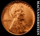 1945 Lincoln Wheat Cent- Red- Choice Gem Brilliant Uncirculated Luster #J6826