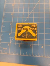 Cleveland Tack Works Vintage Cobbler Nails 5/8" Brass Plated Shoe Repair