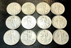 USA 90% Silver Walking Liberty Half Dollar 1916-1947 Coin Random Date VG-BU