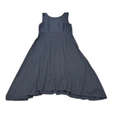 Eileen Fisher Sleeveless Swing Jersey T Shirt Dress Women’s SP Black Stretch