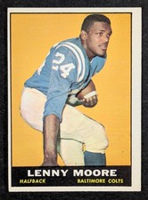 1961 Topps Football #2 Lenny Moore Baltimore Colts