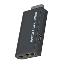 PS2 to HDMI Video Converter Adapter with 3.5mm Audio Output for HDTV Monitor US