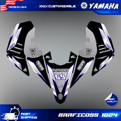 Graphics Kit for YAMAHA YFZ 450R 2014-2023 ATV 2015 2016 2017 2021 2023 YFZ450R - Picture 3 of 3