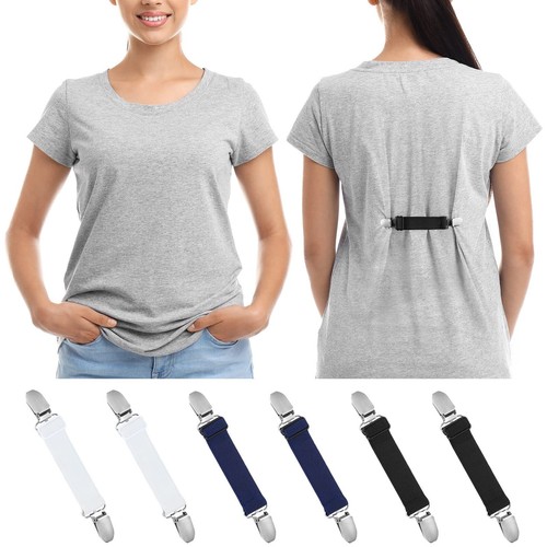 6 Pcs Pant Waist Tightener Waist Cinch Clip Belt Adjustable Elastic Pant Clip... - Picture 4 of 6