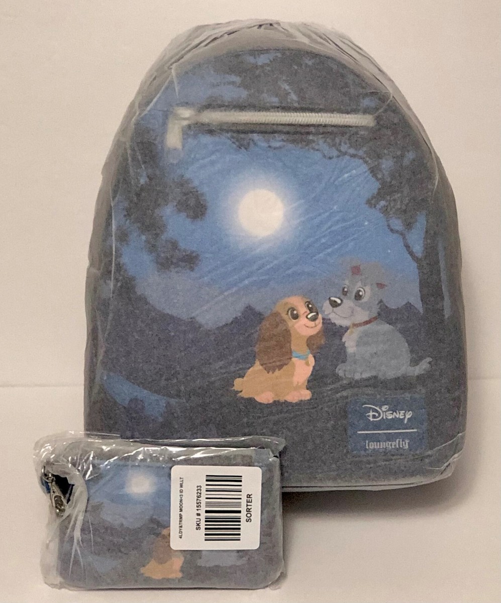 Loungefly Lady & The Tramp Moonlight Stroll Mini Backpack +  display picture 3