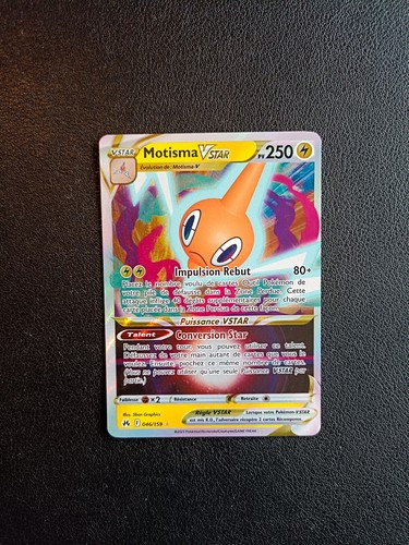Carte Pokémon Motisma Vstar 046/159 EB12.5 Zenith Supreme FR Neuf