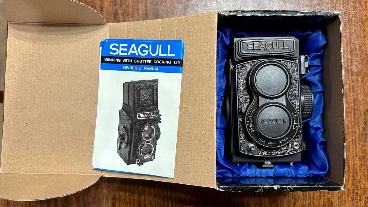 Seagull 4A-105 Film Camera Winding with Shutter Cocking 120 | eBay