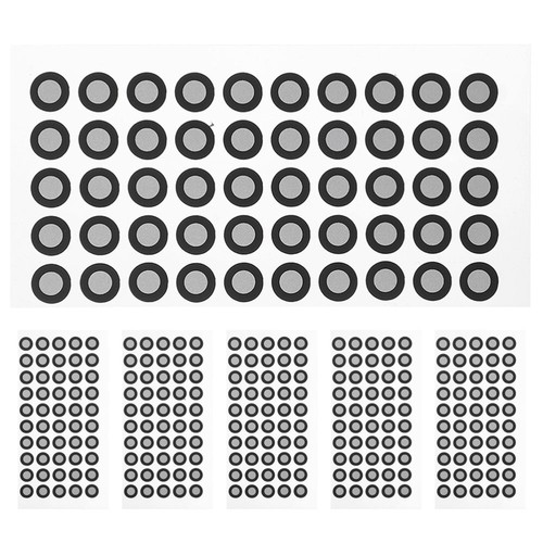 6 Sheets Reflective Markers Scanner Marking Points Mini Permanent for Badge - Photo 3/12