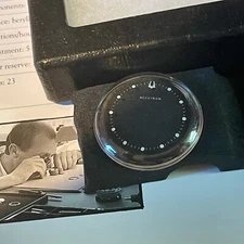 Bulova Accutron Spaceview factory crystal larger 31.7mm dots format snap-on type