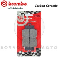 BremsbelÄGe Hinten Brembo Kohlenstoff Ceramic 07061 Piaggio MP3 400 2007