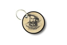 Keychain Round Printed Double-Sided King Henry VIII 8