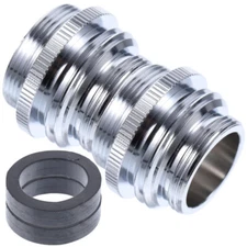 2PCS Faucet Adapter 22MM To 3/4 Inch/24MM Sink Faucet To Garden Hose Adapter