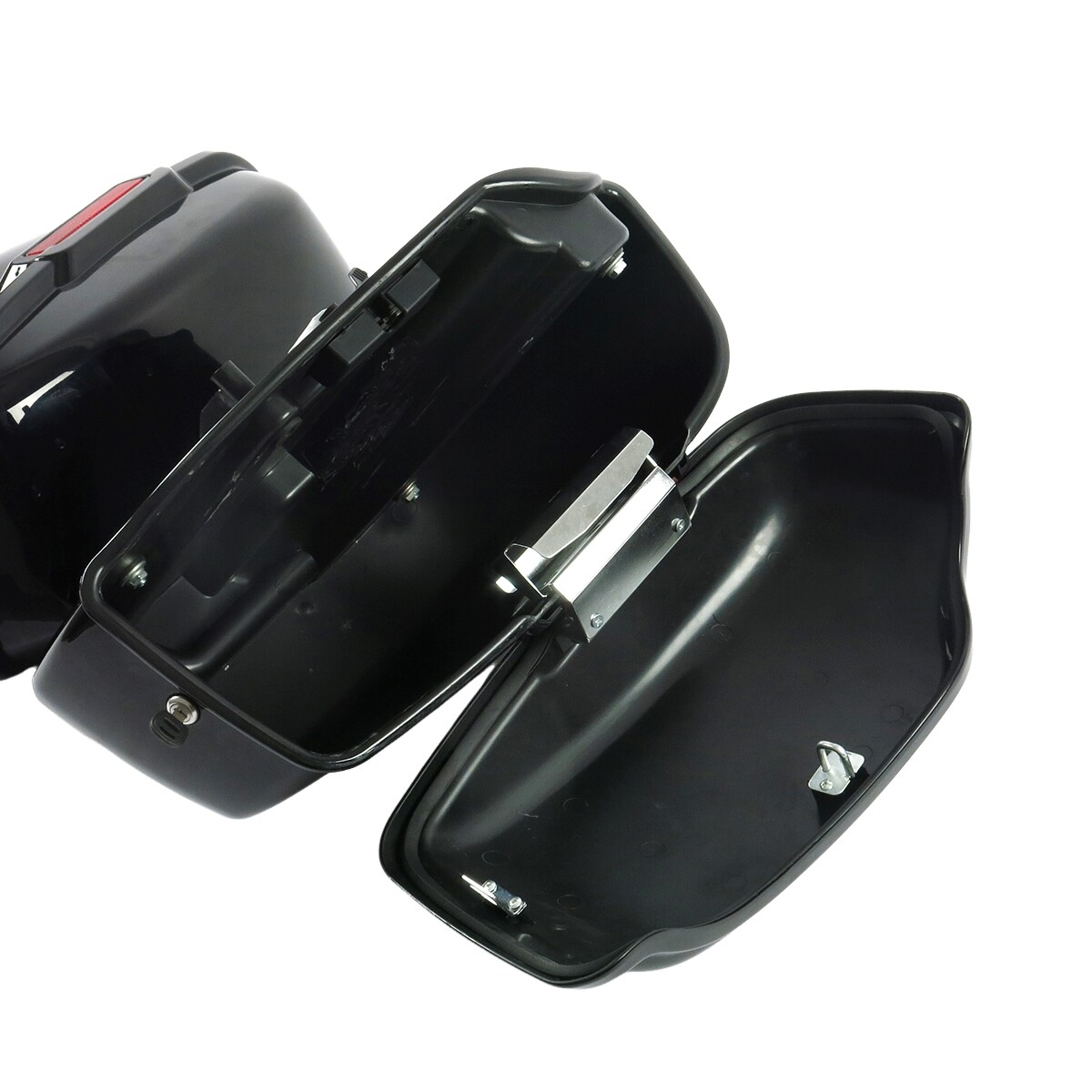 Black Hard Saddlebags for Sportster 883 1200 Harley 1994-2003 95