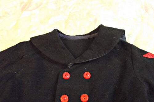 ADORABLE Vtg 1950s Hand Made Toddler Boys US Navy Outfit 2 PC Button 4-5-6 - Picture 3 of 8