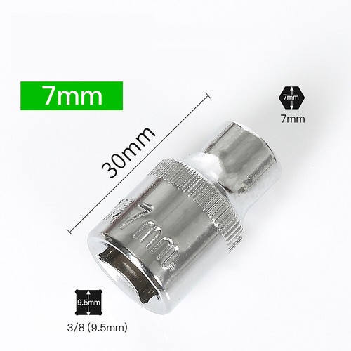 3/8" Steckschlüsselsatz Sechskantschlüssel Griff Antrieb Bohrer Schraubendreher Ratsche Adapter lang - Bild 9 von 44
