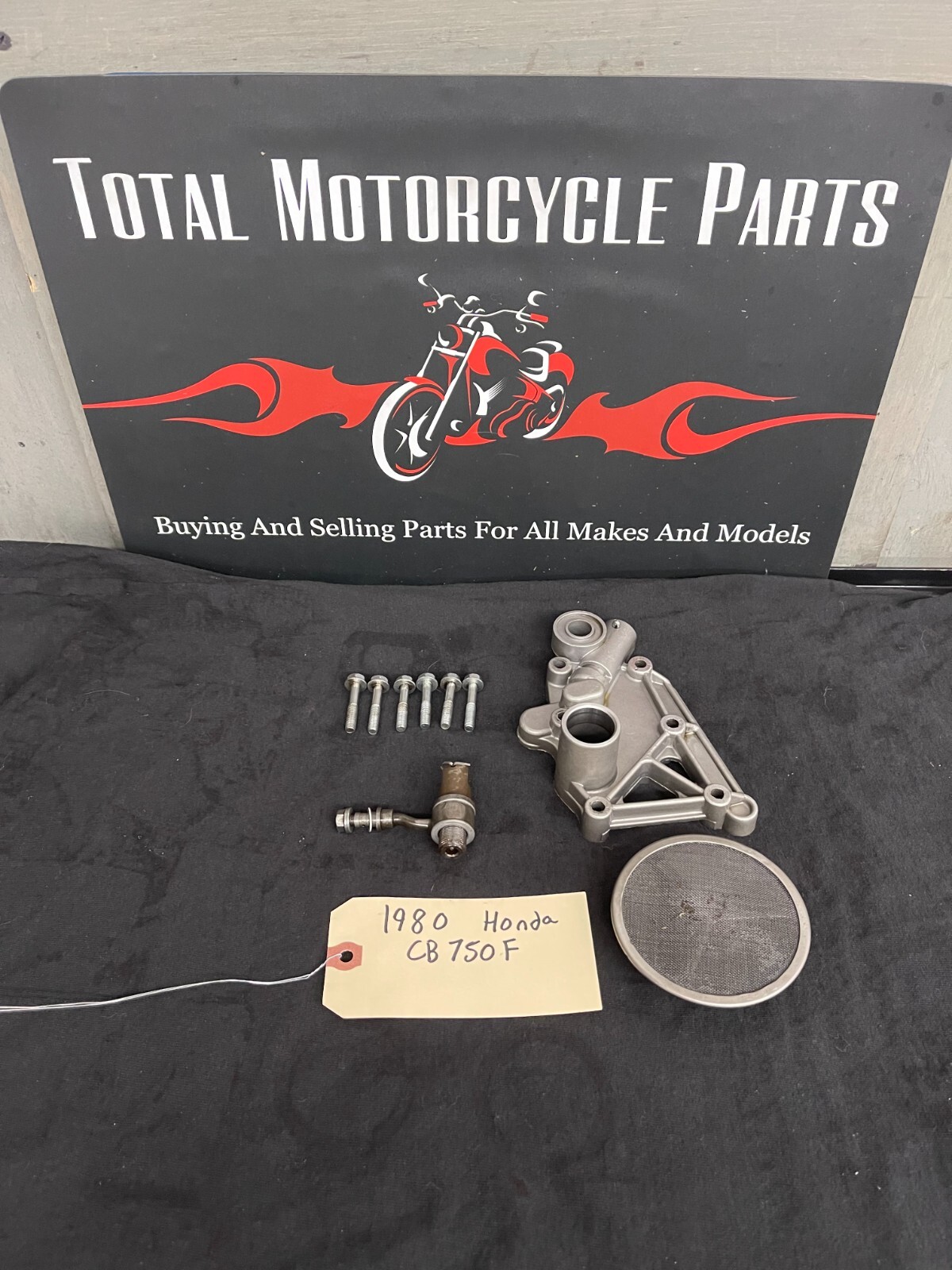 Honda CB750 Engine Motor Oil Pump Passage Body With Screen OEM Genuine Part eBay