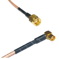 RG316 RP-SMA MALE to MCX FEMALE ANGLE RF Cable Rapid-SHIP LOT