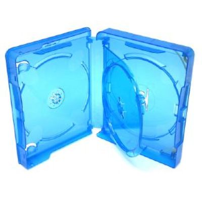 25 Blu Ray 3 Wege Hülle 25mm Buchrücken für 3 Disk Neu Ersatz Amaray Cover