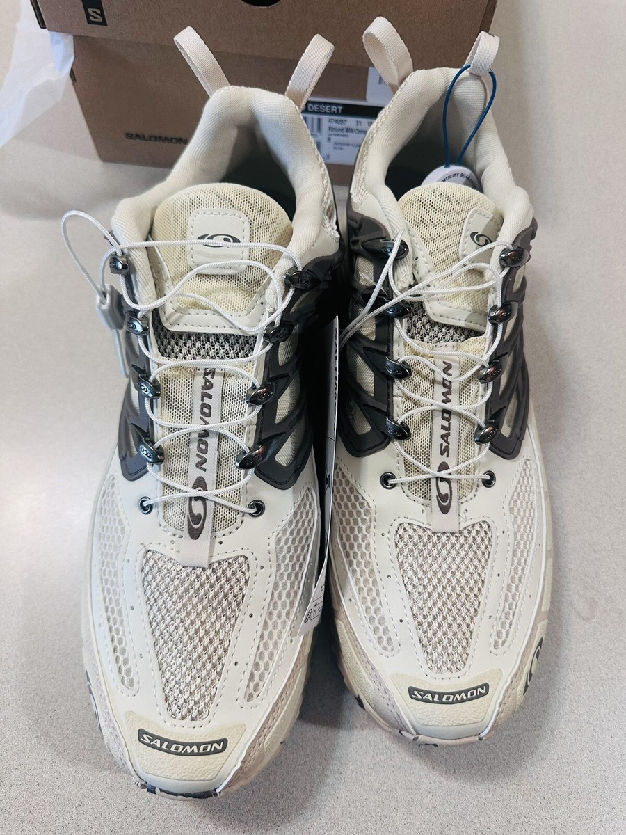 Salomon ACS Pro Advanced Beige Tan Safari Black - Size 9.5 Men 