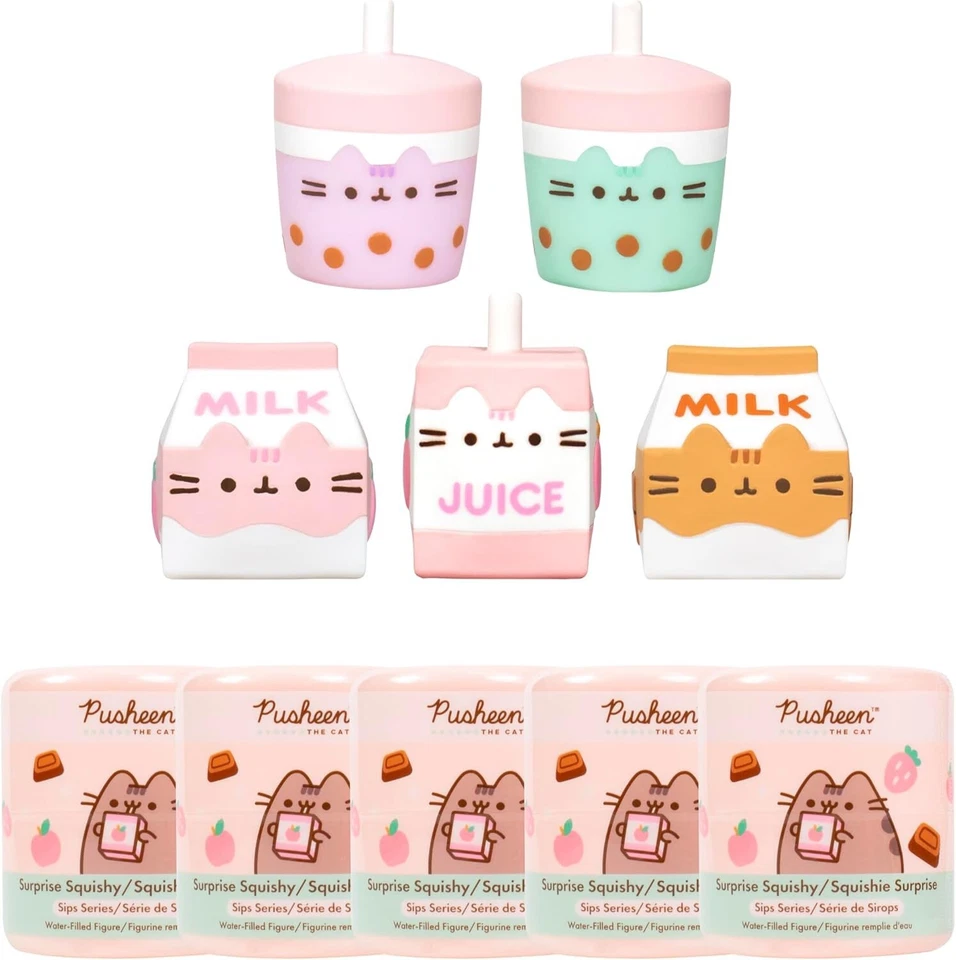 Pusheen the Cat Water-Filled Surprise Squishy Toys – Series 4 Mystery Capsules - Image 3 of 4