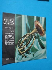 VOL. IV N. 3 STORIA DELLA MUSICA - DISCO 33 GIRI E 1/3  IN VINILE - BEETHOVEN