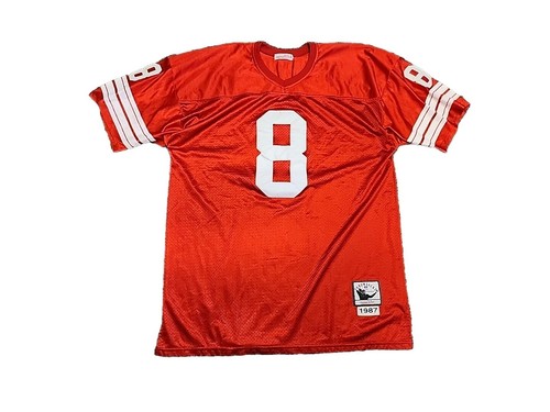Steve Young Jersey 54 2XL Mitchell & Ness Throwbacks Authentics 49ers Stitched - Picture 2 of 8