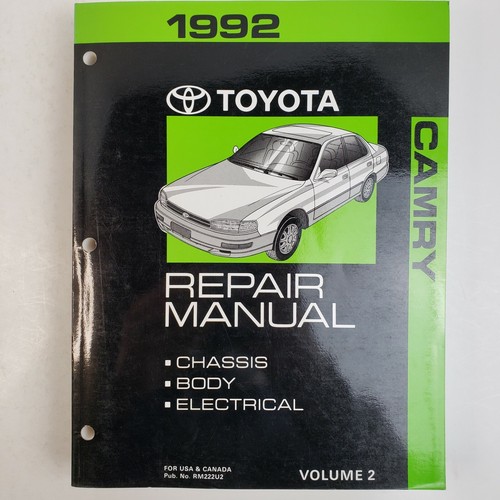 Toyota Camry 1992 manuales de reparación - fabricante de equipos originales manuales de servicio de fábrica lote de 3 libros - Imagen 7 de 10